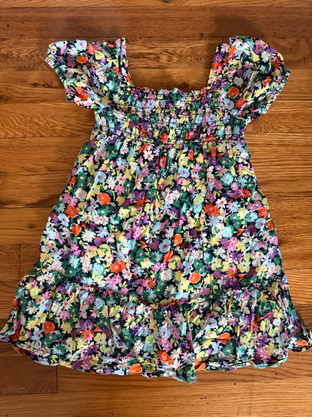 GAP Girls Floral Smocked Dress 4T